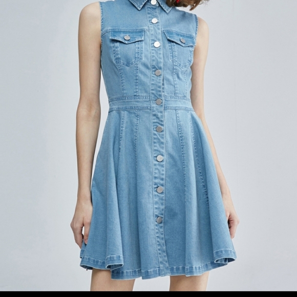 Miss Sixty Dresses & Skirts - Miss Sixty Denim Dress with laced back